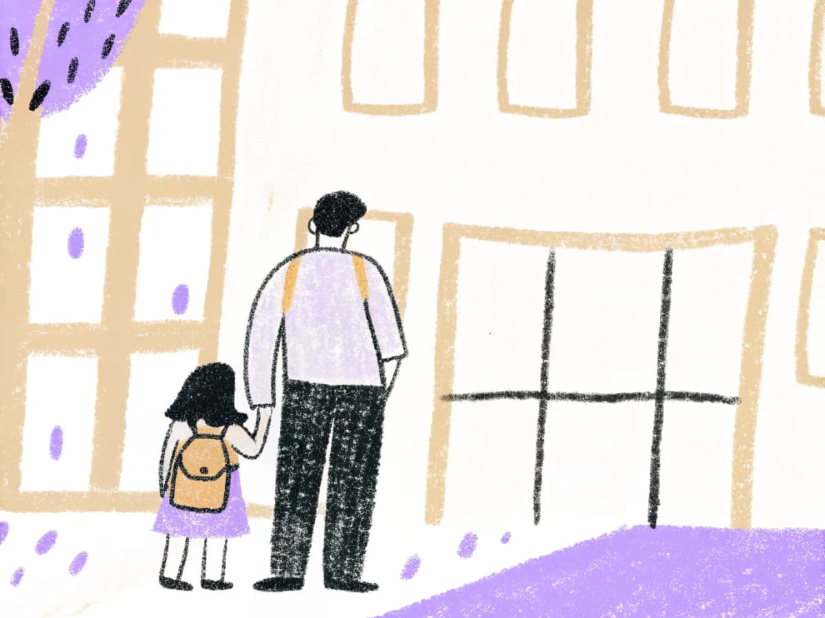 Illustration: How to help your daughter start secondary school