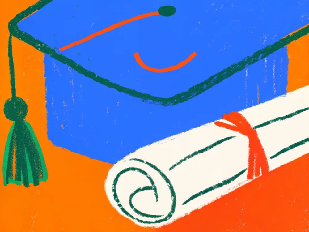 The dad who secretly earned a degree alongside his daughter